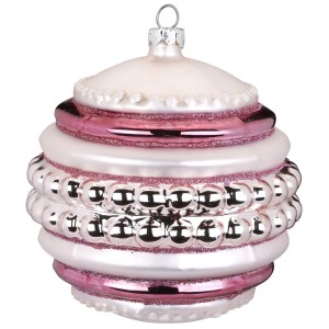 Maxi Bola Joya Rosa Perla (10 cm) - Cristal