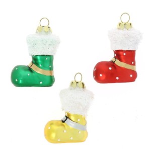 3 Colgadores para Botas Rojo/Verde/Amarillo (5 cm) - Cristal