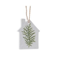 1 Decoracin para colgar Casa Rameau Verde (7 cm) - Porcelana