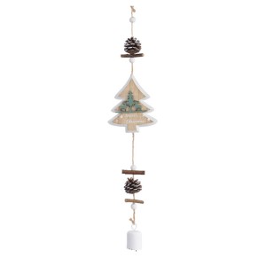 1 Maxi rbol de Navidad Decoracin para colgar (45 cm) - Madera