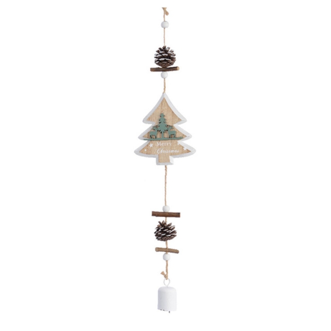 1 Maxi rbol de Navidad Decoracin para colgar (45 cm) - Madera 