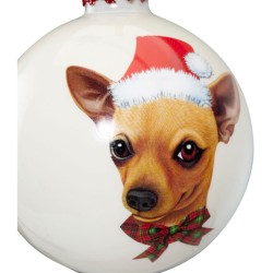 1 bola Navidad - Perro. n6