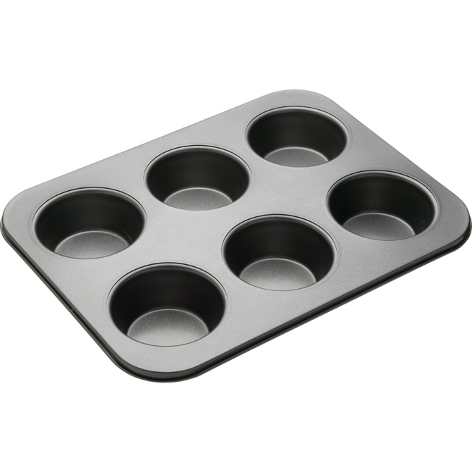 Plato 6 Moldes Pequeos (9 cm) - Metal 