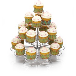 Expositor 23 Cupcakes Panadera (30 cm) - Metal. n2