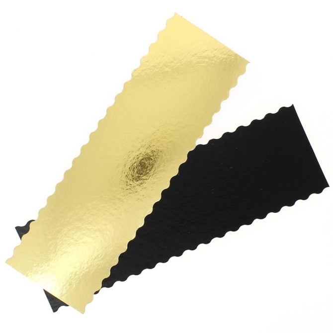 2 Suelas Tronco Oro / Negro (34 cm) 