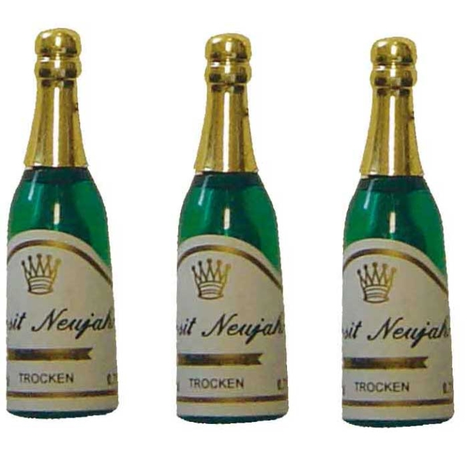 4 botellas de champn de plstico 