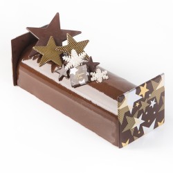 5 Estrellas (2, 5 cm) - Chocolate Negro. n1