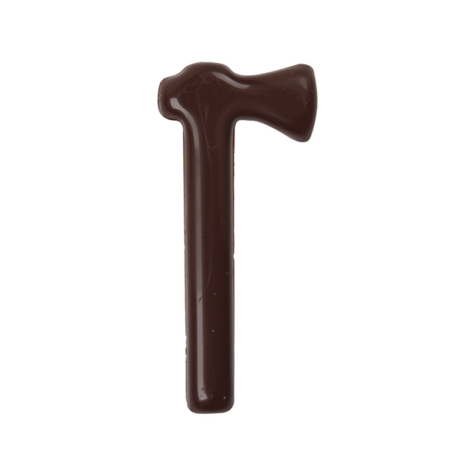 2 Hachas (6 cm) - Chocolate 