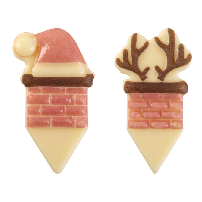 2 Picos Chimenea (5cm) - Chocolate Blanco 