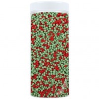 Bolsa 50g Nonpareils Verde/Rojo