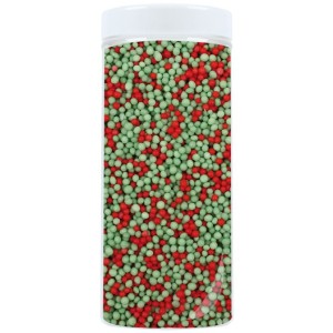 Bolsa 50g Nonpareils Verde/Rojo