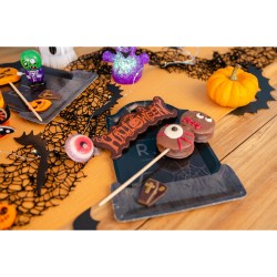 2 Atades de Halloween (5 cm) - Chocolate Negro. n1