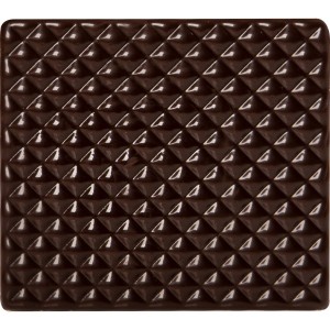 2 Troncos Relieve 9 cm - Chocolate Negro