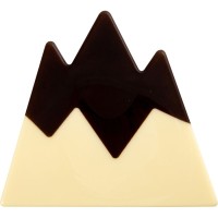 2 Puntas de Tronco Iceberg 10 cm - Chocolate