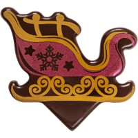 2 Pas Trineo 5,6 cm - Chocolate