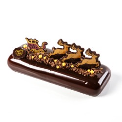 2 Pas Trineo 5, 6 cm - Chocolate. n1