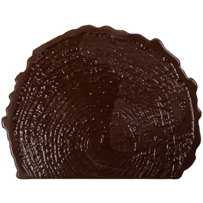 2 Puntas de Tronco de rbol 10 cm - Chocolate 