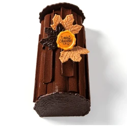 2 Puntas de Tronco de rbol 10 cm - Chocolate. n1