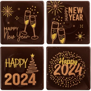 3 Obleas Happy 2024 (5 cm) - Chocolate