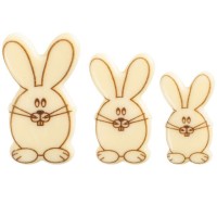 La familia Conejos - Chocolate Blanco