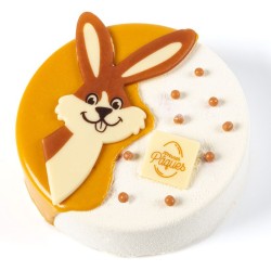 1 Conejo Grande (12, 5 cm) - Chocolate Blanco. n1