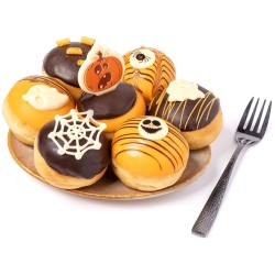 2 Picos de calabaza de Halloween - Chocolate blanco. n1