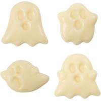 4 Fantasmas 3 cm - Chocolate blanco