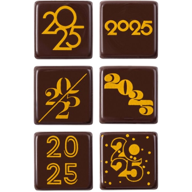 4 Obleas 2025 (3 cm) - Chocolate Negro 