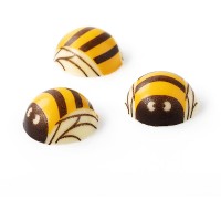 3 Abejas  2,2 cm - Chocolate Blanco