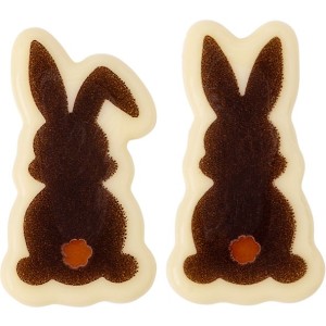 3 Conejos 4,5 cm - Chocolate Blanco