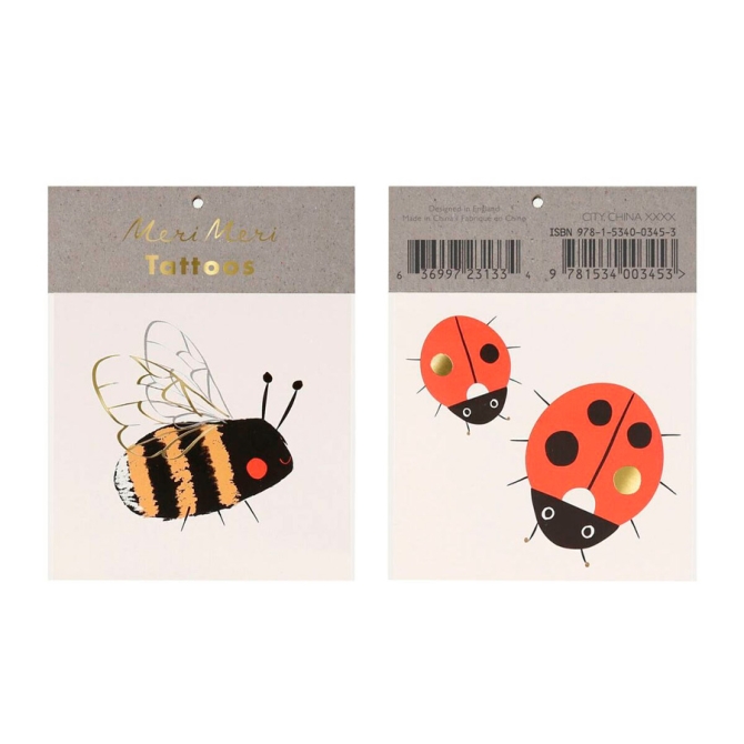 Tatuajes - Abeja / Ladybugs 
