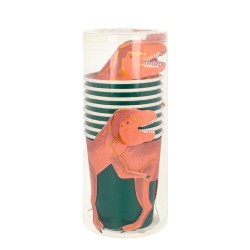 8 Vasos - Reino de los Dinosaurios. n1