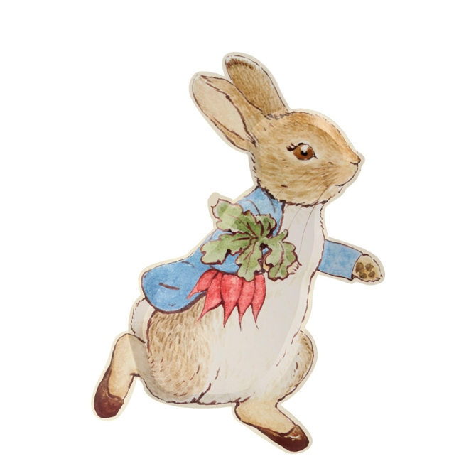 12 platos de conejo - Peter Rabbit 