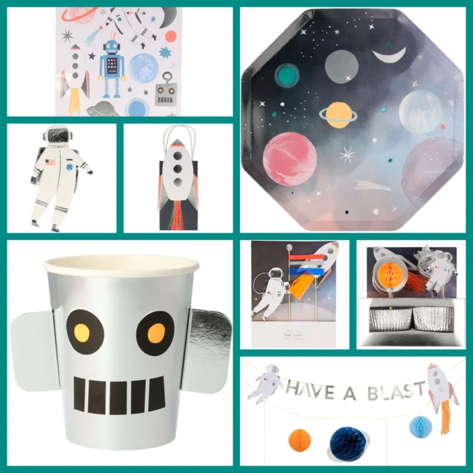 Maxi Party Box Exploracin espacial 