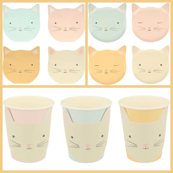 Party Box Gato Pastel 