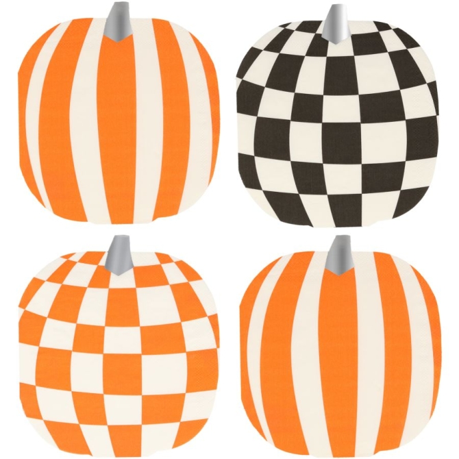 16 servilletas calabaza Mod Patern 