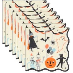 16 servilletas de Halloween