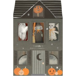 Kit de 24 estuches y decoraciones para cupcakes de Halloween. n1