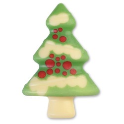 4 rboles de Navidad (5, 2 cm) - Chocolate blanco. n4