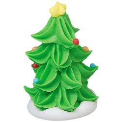 2 Mini rboles de Navidad 3D (4 cm) - Azcar. n1