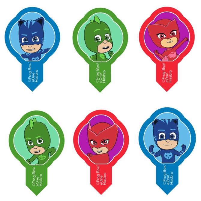 6 pastillas PJ Masks Azyme 