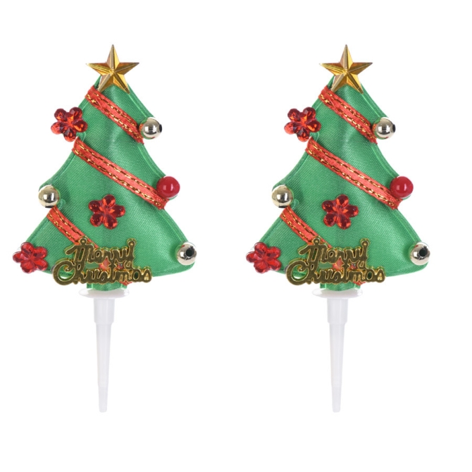 2 palillos rbol de Navidad 