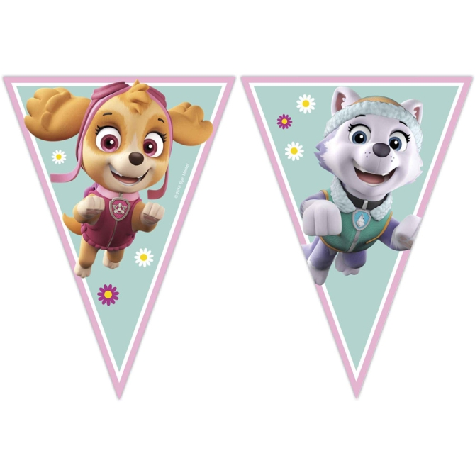 Guirnalda Banderines Stella y Everest (Paw Patrol) 