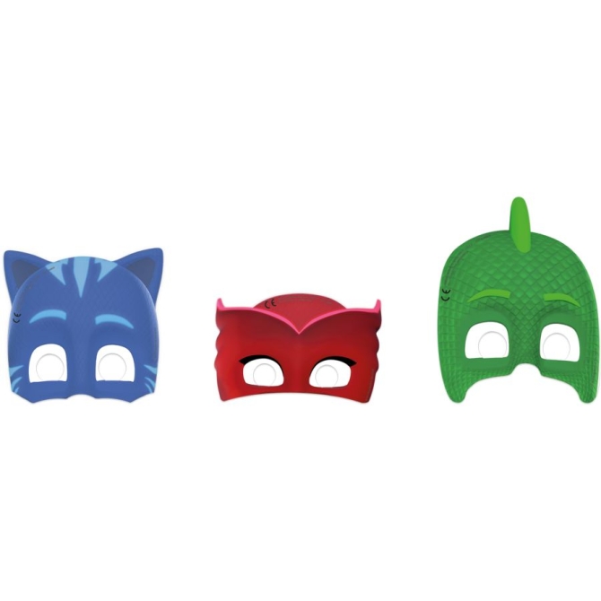 6 mscaras PJ Masks 