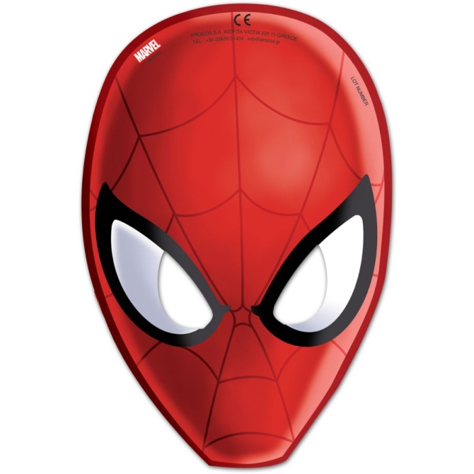 6 mscaras de Spiderman 