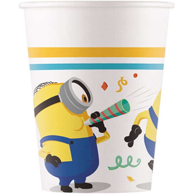 8 vasos de fiesta de los Minions 