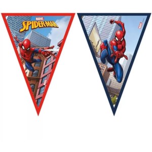 Guirnalda de banderines de Spiderman Crime Fighter