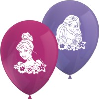 8 globos vivos de princesa