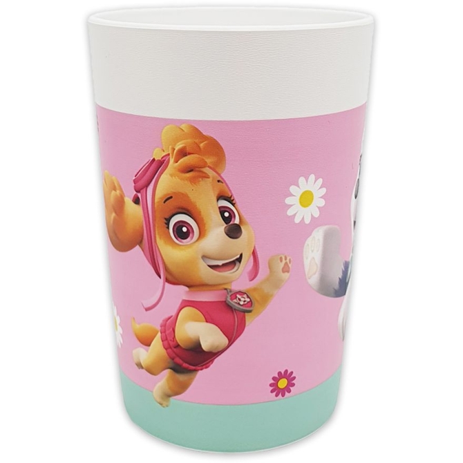 2 vasos reutilizables Skye y Everest (Paw Patrol) (23 cl) 