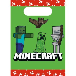 4 bolsas de regalo de Minecraft